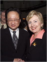 Clinton and Hu