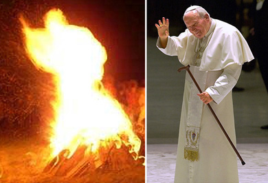 pope waves from where